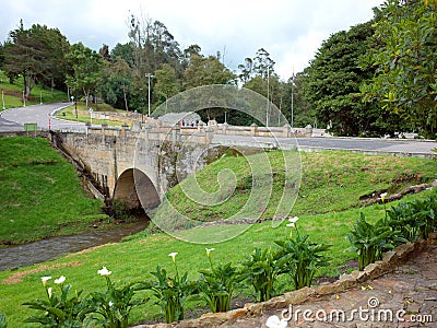 Puente de Boyaca Stock Photo