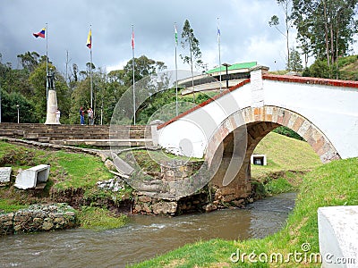 Puente de Boyaca Editorial Stock Photo