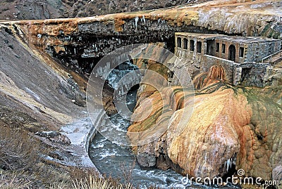 Puente del Inca,Mendoza,Argentina Stock Photo