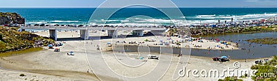 Puente La Mision, Baja California, Mexico during Semana Santa Editorial Stock Photo