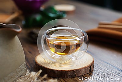 Puer tea from Yunnan province Stock Photo