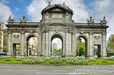 Puerta de Alcala, Madrid Stock Photo