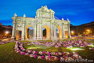 Puerta de Alcala, Madrid, Spain Stock Photo