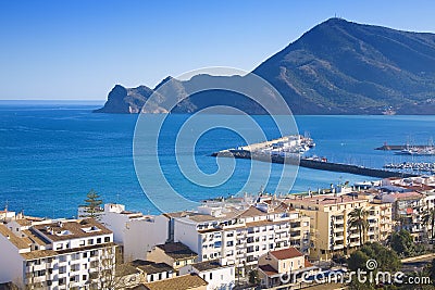 Puerto de Altea - Altea port Stock Photo