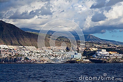 Puerto de Santiago View, Tenerife Stock Photo