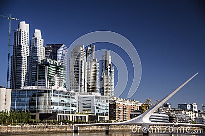 Puerto Madero, Buenos Aires, Argentina Editorial Stock Photo