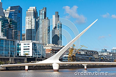 Puerto Madero, Buenos Aires Argentinien Editorial Stock Photo