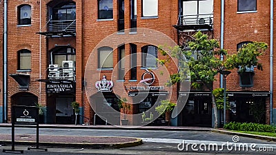 Puerto madero restaurant zone, buenos aires Editorial Stock Photo