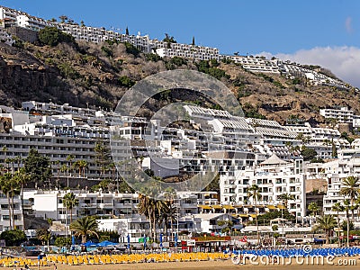 Puerto Rico Holiday Resort Gran Canaria Spain Editorial Stock Photo