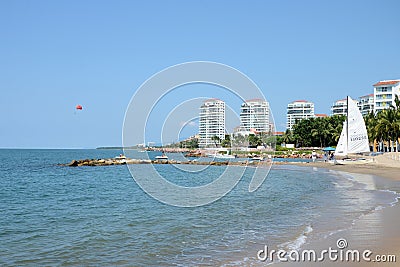 Puerto Vallarta beach Editorial Stock Photo
