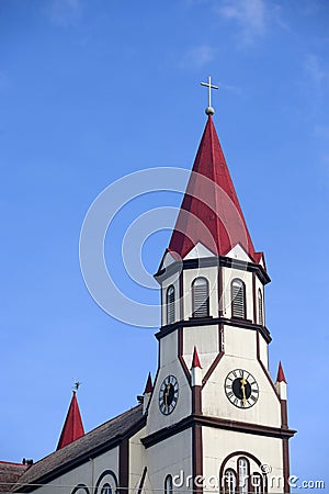 Puerto Varas church Stock Photo