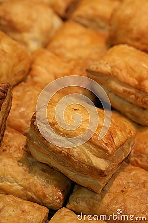 Puff pastries Stock Photo