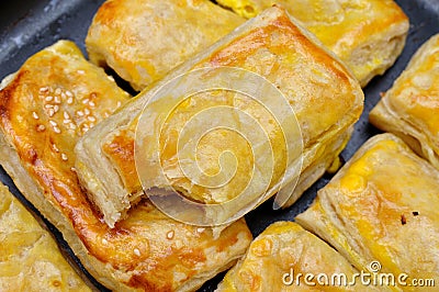 Puff Pastry Stock Photo