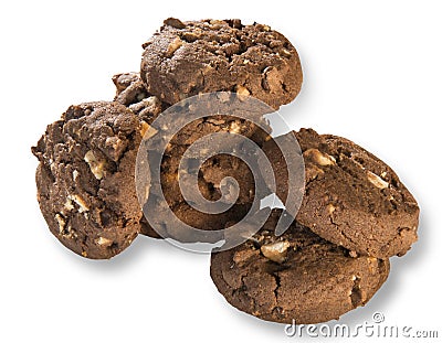 Puff pastry cookies Stock Photo