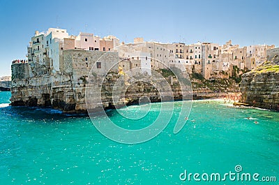 Puglia, Polignano a Mare Stock Photo