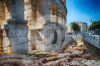 Pula- port Stock Photo