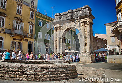 Pula- port Editorial Stock Photo