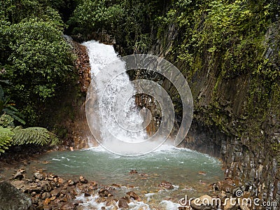 Pulangbato waterfalls in Valencia, Negros Oriental, Philippines. Stock Photo