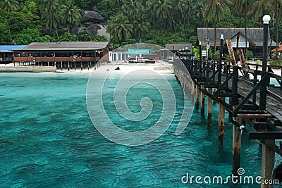 PULAU AUR ISLAND - JOHOR Editorial Stock Photo