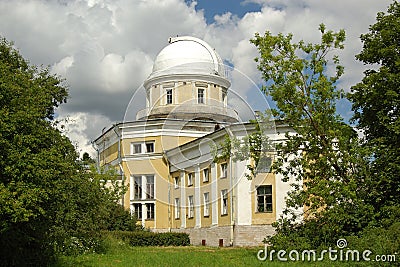 Pulkovo astronomical observatory, Russia Stock Photo