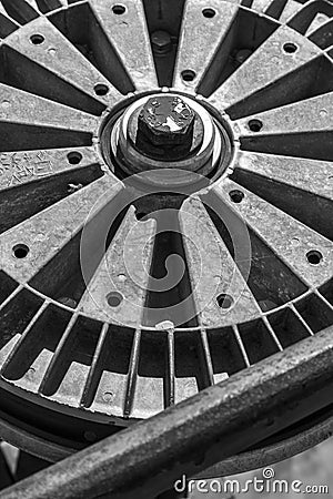 Pulley Wheel Abstract Stock Photo