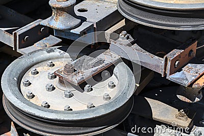 Pulley Wheels Abstract Stock Photo