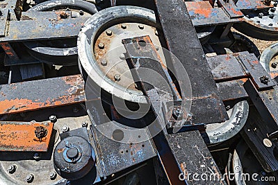 Pulley Wheels Abstract Stock Photo