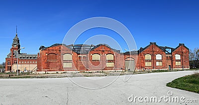 Pullman Factory Ruins Stock Photo