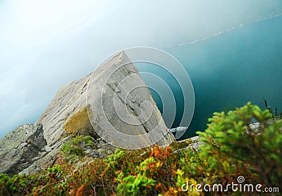 Pulpit Rock, Norway Stock Photo