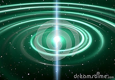 Pulsar highly magnetized, rotating neutron star Stock Photo