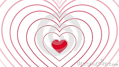 Pulsing Red Graphic Heart Icon with Animated Loop Moving Background, Can Be  Used for Valentines or Mother`s Day Stock Footage - Video of design, heart:  191114128