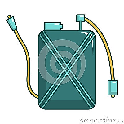 Pulverizer icon, cartoon style Vector Illustration