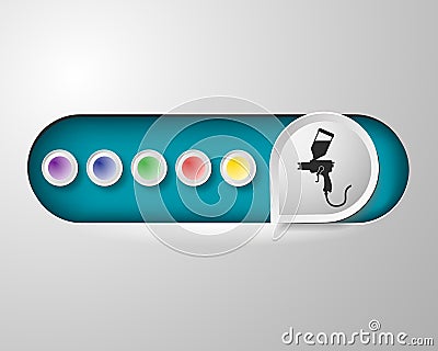 Pulverizer vector Stock Photo