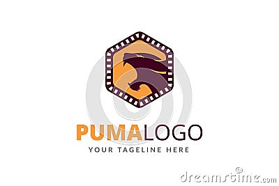 Puma Logo Design Template Vector Illustration