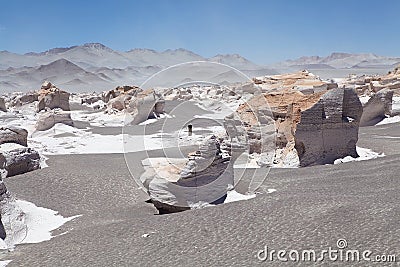The pumice stone field at the Puna de Atacama, Argentina Stock Photo