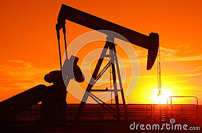 Pump jack 2 Stock Photo