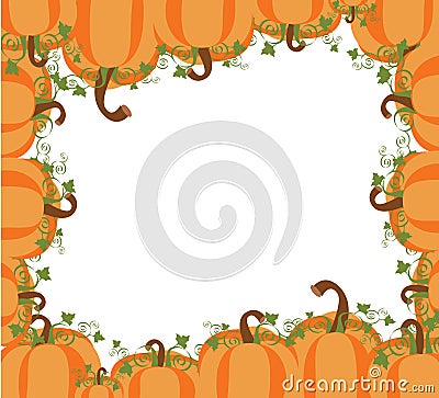 Pumpkin Background Vector Illustration