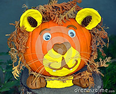 Pumpkin-decorating Editorial Stock Photo