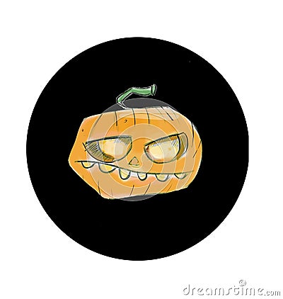 Halloween pumpkin fun Stock Photo