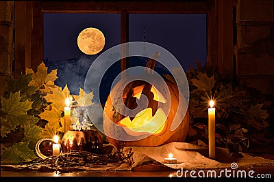 Pumpkin halloween Stock Photo