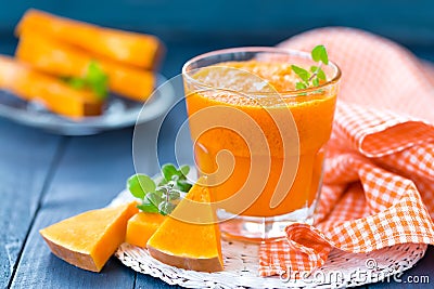 Pumpkin juice Stock Photo