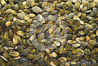 Pumpkin seeds Stock Photo