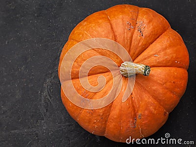 Pumpkin. Top view. Stock Photo