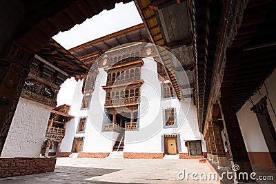 Punakha Dzong in Bhutan Stock Photo