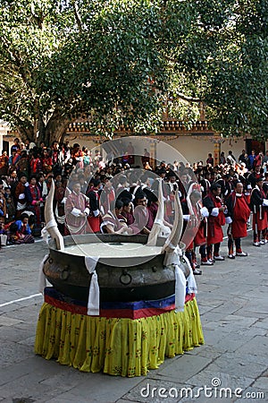 Punakha Tsechu Editorial Stock Photo