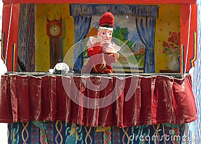 Punch and Judy show Stock Photo