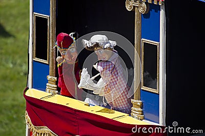 Punch and Judy Show. Editorial Stock Photo