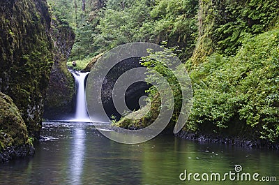 Punchbowl falls, Columbia River Gorge Stock Photo