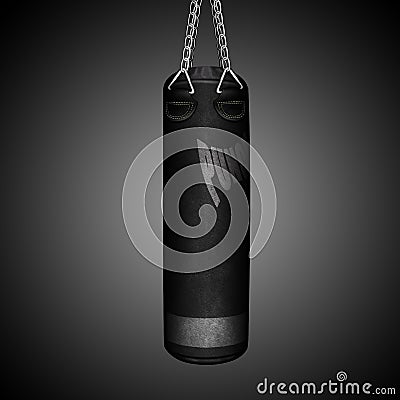 Punching bag Stock Photo