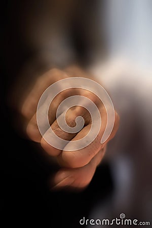 Punching Fist Stock Photo